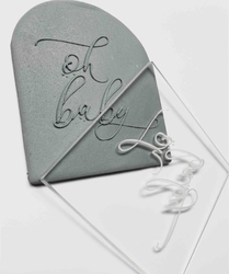 Pop-it stamp kaşe OH BABY; 8,0*8,0 cm