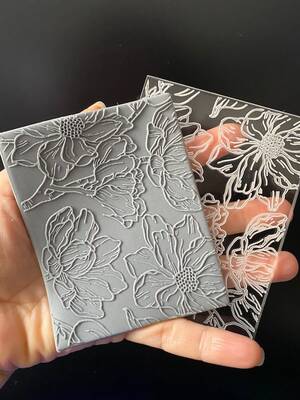 Pop-it stamp kaşe PEONY; 10,0*8,0 cm - 1