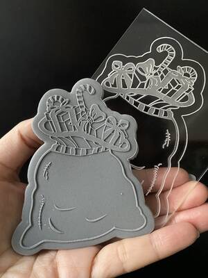 Pop-it stamp kaşe Santa Toy Bag; 10,0*8,0 cm - 1