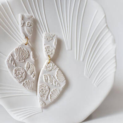 Pop-it stamp kaşe SEASHELLS BACKGROUND; 10,0*10,0 cm - 3