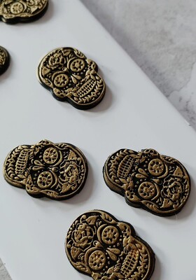 Pop-it stamp kaşe Skull; 5,0*3,0 cm - 3