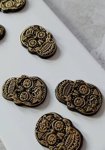 Pop-it stamp kaşe Skull; 5,0*3,0 cm - 3