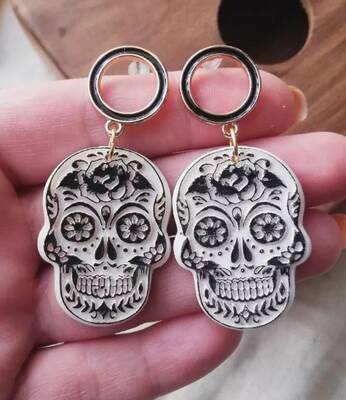 Pop-it stamp kaşe Skull; 5,0*3,0 cm - 2