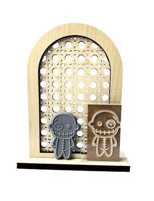 Pop-it mini acrylic stamp Voodoo Child; 5,0*4,0 cm - 1