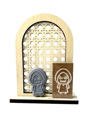 Pop-it stamp mini kaşe Demon; 5,0*4,0 cm - 1