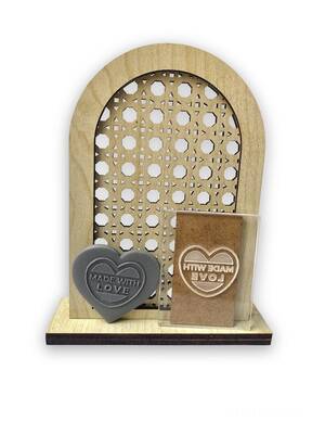 Pop-it stamp mini kaşe Made with Love; 5x4 cm - 1