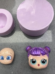Resin eyes for dolls RG11 Lol Baby; 10*9,4 mm - 3