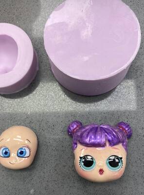 Resin eyes for dolls RG11 Lol Baby; 10*9,4 mm - 3