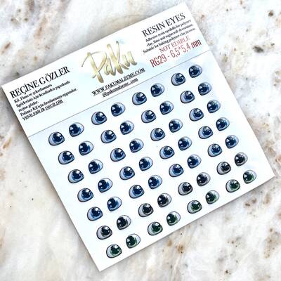 Reçine gözler RG29; 6,5*5,4 mm - 1