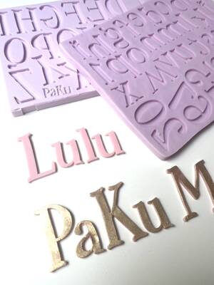 Silicone mold Alphabet LULU full set - 1