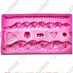 Silikon Büyük Pasta Örgüsü; 20,5*11,7 cm