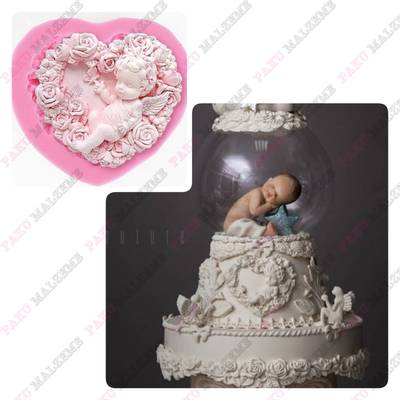 Silikon Dreamy Angels-9; 6,8*6,2 cm - 1