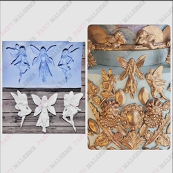 Silikon kalıp 3lü Peri; 12,5 * 7 cm