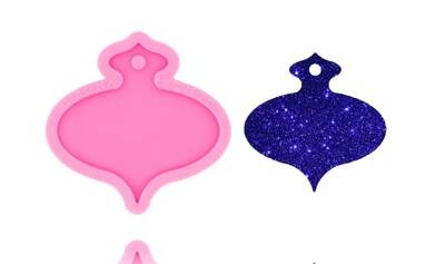 Silikon kalıp Ağaç Süsü; 7,5*7,5 cm - 1