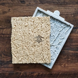Silikon kalıp Ahşap Duvar; 14,3*12,5 cm