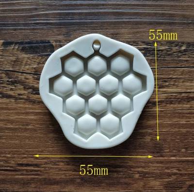 Silikon kalıp Balpeteği; 5,5*5,5 cm - 1