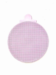 Silikon kalıp Burlap keten doku; 12,7 cm