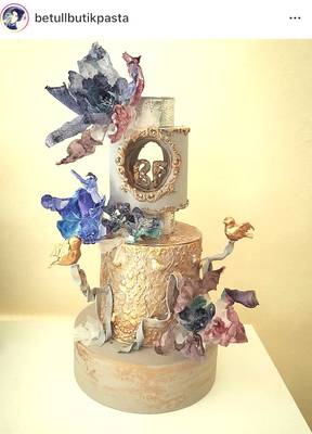 Silikon kalıp Büyük Kuşlu Rölyef; 19,5*19,5 cm - 3