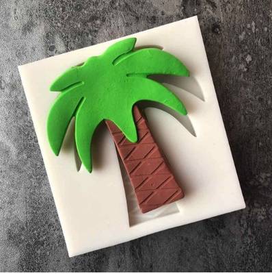 Silikon kalıp Büyük Palmiye; 7,4*7 cm - 1