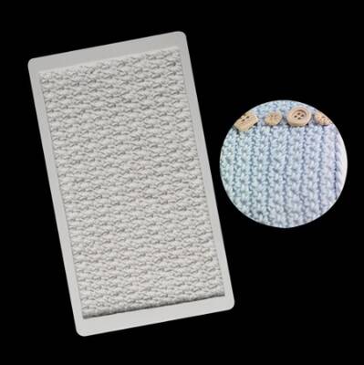 Silikon kalıp Crochet Örgü; 18,6*10,6 cm - 1