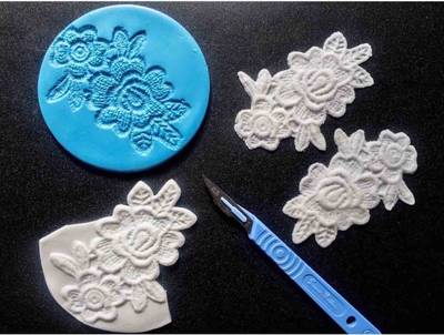 Silikon kalıp Dantel-27; 8,8 cm - 2