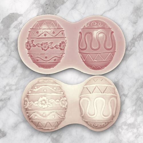 Silikon  kalıp Easter Eggs; 95x63 mm - 1
