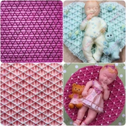 Silikon kalıp Ekose mat; 10*9,5 cm