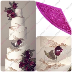 Silikon kalıp Geniş Dantel; 17*12,5 CM