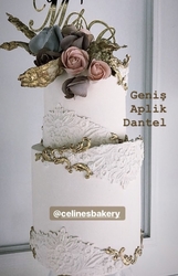 Silikon kalıp Geniş Dantel; 17*12,5 CM - 3