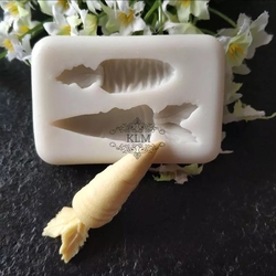Silikon kalıp Mini Havuçlar; 6,5*4,3 cm
