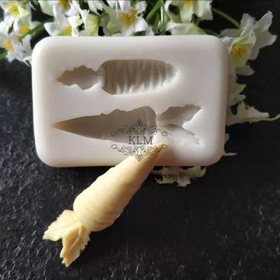 Silikon kalıp Mini Havuçlar; 6,5*4,3 cm - 1