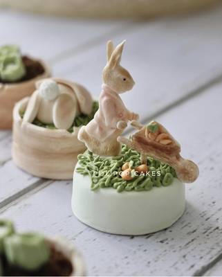 Silikon kalıp Peter Rabbit Tavşan; 7,3*7,3 cm - 2