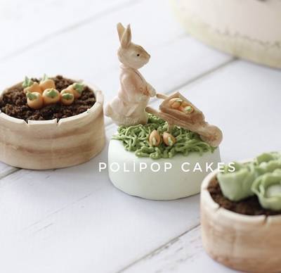Silikon kalıp Peter Rabbit Tavşan; 7,3*7,3 cm - 3