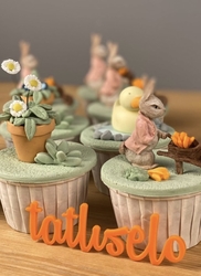 Silikon kalıp Peter Rabbit Tavşan; 7,3*7,3 cm - 4