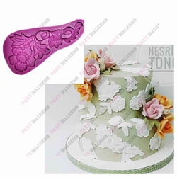 Silikon kalıp ROSE DANTEL; 15,5*7,5 cm - 5