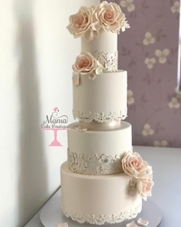 Silikon kalıp ROSE DANTEL; 15,5*7,5 cm - 6