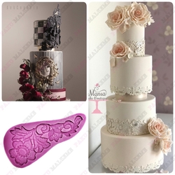 Silikon kalıp ROSE DANTEL; 15,5*7,5 cm - 7