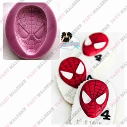 Silikon kalıp Spiderman; 5,6*3,5 cm