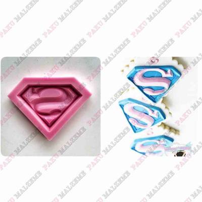 Silikon kalıp Superman; 4,2*6,5 cm - 1