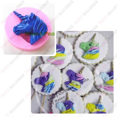 Silikon kalıp Unicorn; 5,2*4 cm - 1