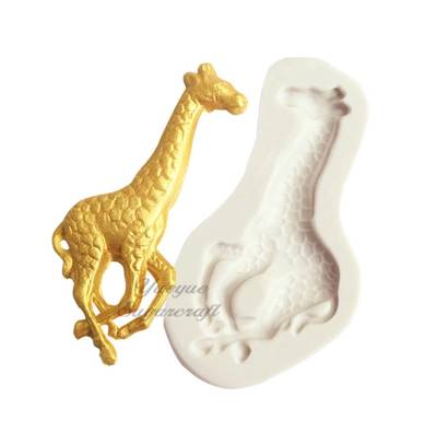 Silikon kalıp Zürafa-2; 7,7*3,7 CM - 1