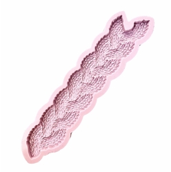 Silikon Saç Örgüsü Bordür; 19,4*4,5 cm