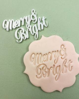 Stamp embossers; MERRY&BRIGHT - 1