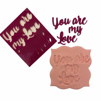 Stamp embossers You Melt My Heart;7*7 cm - 2