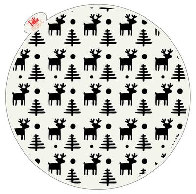 Stencil Christmas Background-4 - 2