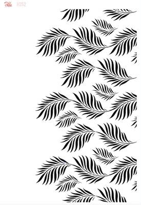 Stencil Double Barrel Falling Leaves; 33*23 cm - 1