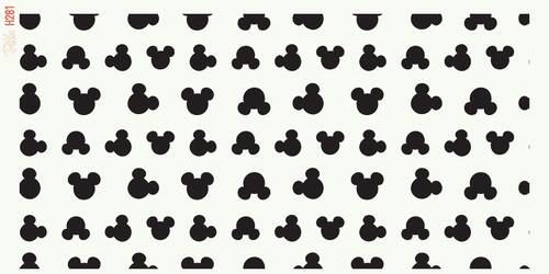 Stencil Mickey; 40*20 cm - 1