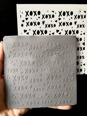 Stencil XOXO; 11*11 cm - 1