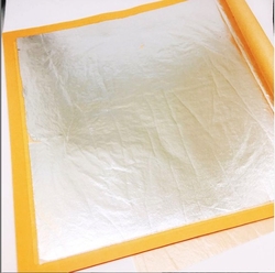 Varak dekoratif yaprak GÜMÜŞ (yenilemez); 25li paket
