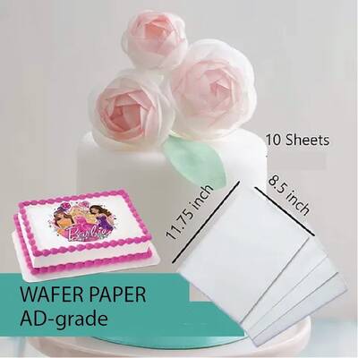 Wafer paper yenilebilir kağıt; 10lu - 1